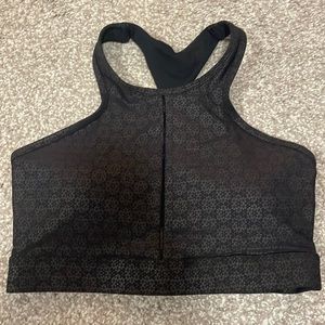 Zyia Black Flower Power Bra-Not Restocking Size Small